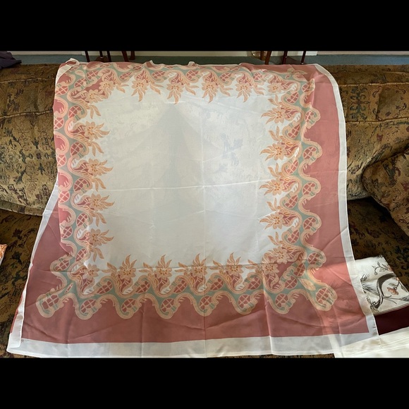 Set of 5 Vintage Square Scarves/Wraps